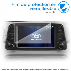 Film de Protection en Verre Flexible pour Écran de GPS Hyundai Veloster (7 pouces)