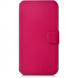 Housse Etui Porte-Carte Support Universel S Couleur Rose Fushia pour Archos 45b Helium 4G