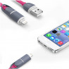 Câble iPhone Ligthning vers USB couleur pour Apple iPhone 5, iPhone 5S