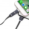 Câble iPhone Ligthning vers USB couleur Noir pour Apple iPad Air, iPad Pro