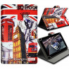 Etui Universel S Support motif ZA03 pour Tablette Samsung Galaxy Tab 3 7"