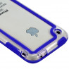 Housse Etui Coque Bumper bleu pour Apple iPhone 3G/3GS + kit piéton