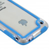 Housse Etui Coque Bumper bleu clair pour Apple iPhone 3G/3GS + kit piéton