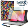 Etui Universel Attaches Support Couleur Noir pour Tablette 10.1"