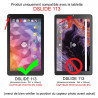 Etui Universel Attaches Support Couleur Noir pour Tablette 10.1"