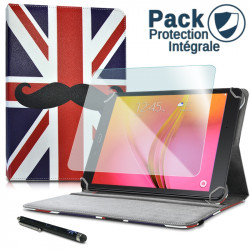 Etui Universel Attaches Support Couleur Noir pour Tablette 10.1"