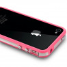 Housse Etui Coque Bumper rose pour Apple iPhone 4/4S + chargeur auto + film 