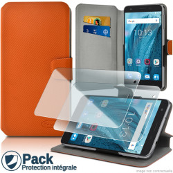 Pack Étui Porte-Carte (S-Noir) + 2 Verres Flexibles pour Orange Neva Start