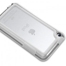 Housse Etui Coque Bumper blanc pour Apple iPod Touch 4G + chargeur auto 