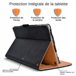 Etui Universel Attaches Support Couleur Noir pour Tablette 10.1"