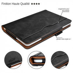 Housse Etui de Protection Support Noir pour Tablette Essentielb Smart'Tab 1006