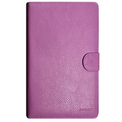 Housse Etui Universel à Rabat Fonction Support Couleur Violet pour Tablette LG G Pad 8,3"