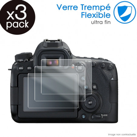 Verre Fléxible Dureté 9H pour Canon EOS M6 Mark II (Pack x3)