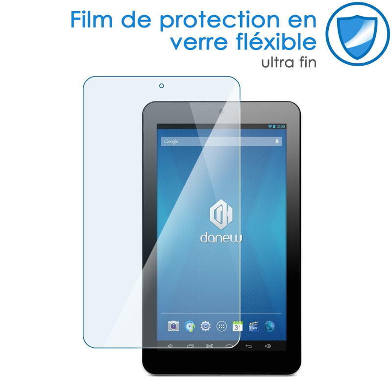 Protection en Verre Fléxible pour Tablette Danew Dslide 710 7 pouces