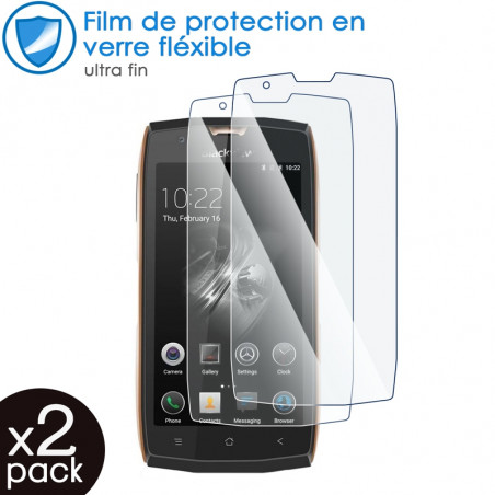 Verre Fléxible Dureté 9H pour Smartphone Blackview BV7000 Pro 4G (Pack x2)