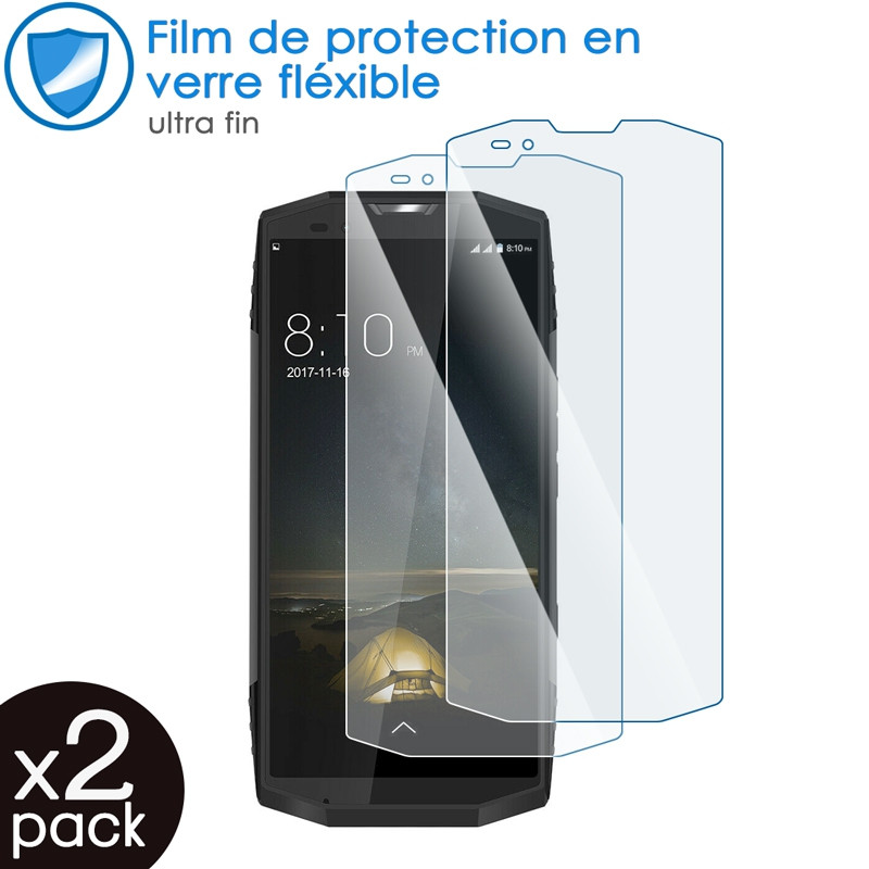 Verre Fléxible Dureté 9H pour Smartphone Blackview BV9000 (Pack x2)