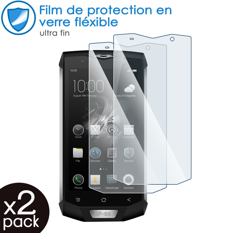 Verre Fléxible Dureté 9H pour Smartphone Blackview A7 Pro (Pack x2)