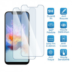 Verre Fléxible Dureté 9H pour Smartphone Blackview A30 (Pack x2)