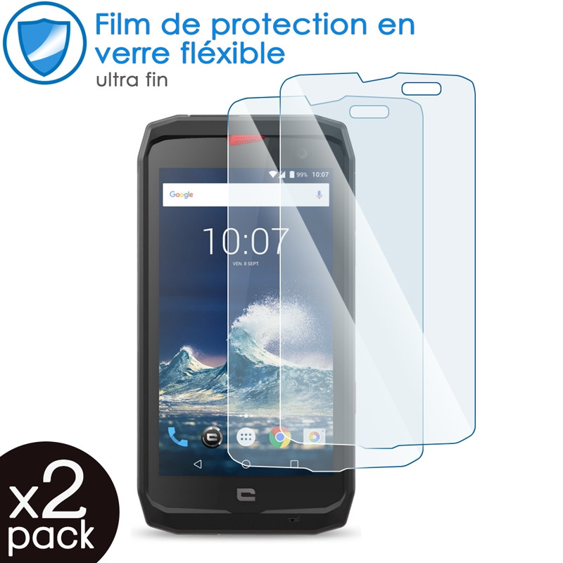 Verre Fléxible Dureté 9H pour Smartphone Crosscall ACTION-X3 (Pack x2)