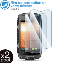 Verre Fléxible Dureté 9H pour Smartphone Crosscall TEKKER-M1core (Pack x2)