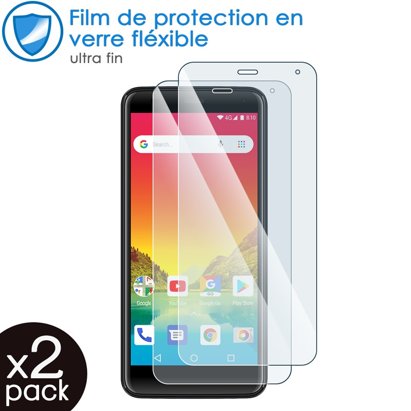 Verre Fléxible Dureté 9H pour Smartphone Logicom L-XTREM 21 (Pack x2)