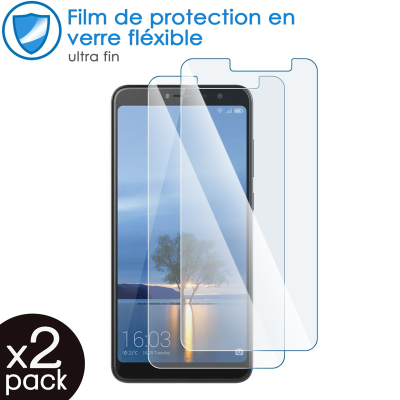 Verre Fléxible Dureté 9H pour Smartphone It Works M4029Q (Pack x2)