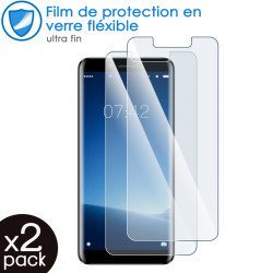 Verre Fléxible Dureté 9H pour Smartphone Homtom HT7 Pro (Pack x2)