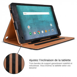 Housse Etui de Protection Support Noir pour Tablette Essentielb Smart'Tab 1006