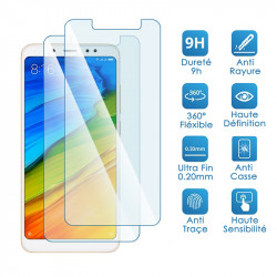 Verre Fléxible Dureté 9H pour Smartphone Xiaomi Redmi Note 5 (Pack x2)