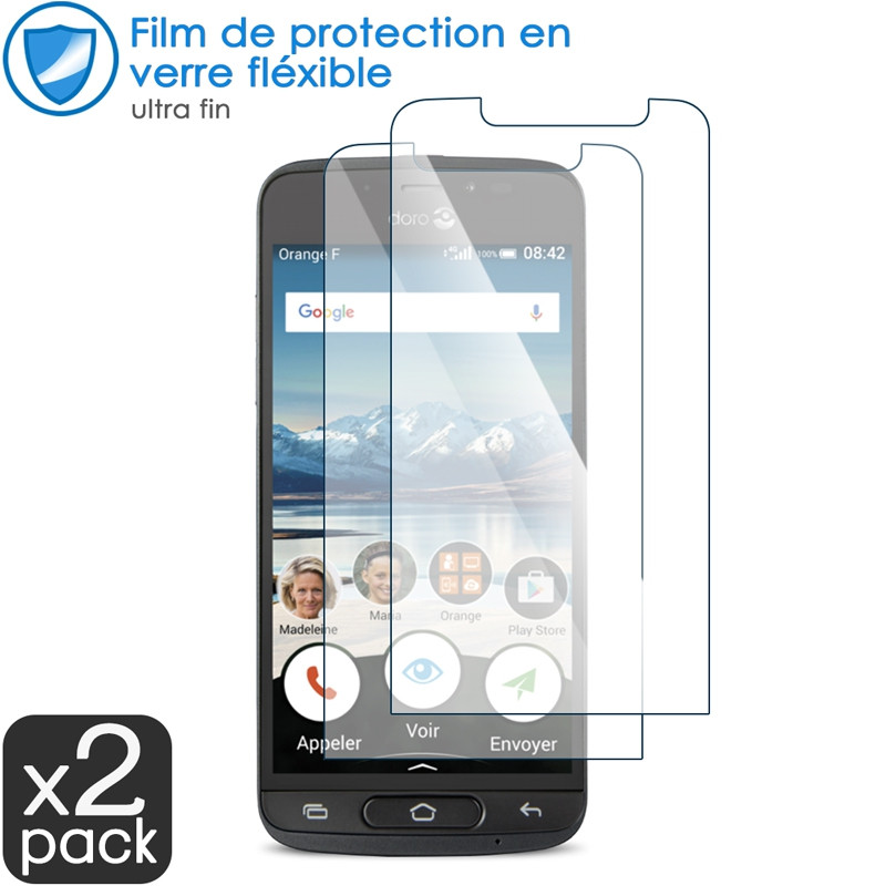 Verre Fléxible Dureté 9H pour Smartphone Huawei Mate 8 (Pack x2)