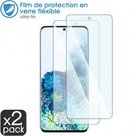 [Pack x2] Verre Fléxible Dureté 9H pour Smartphone Samsung Galaxy S20+