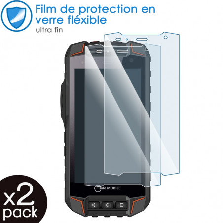 Verre Fléxible Dureté 9H pour Smartphone Altice Startrail 9 (Pack x2)