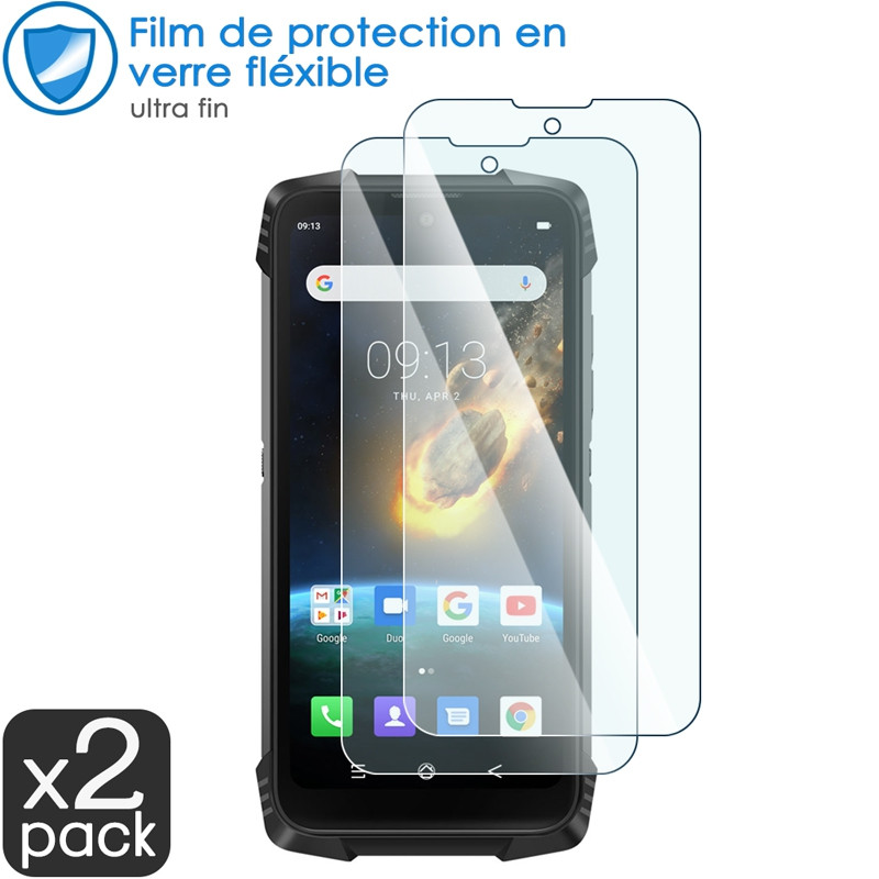 Verre Fléxible Dureté 9H pour Smartphone Blackview BV7000 Pro 4G (Pack x2)