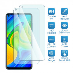 Verre Fléxible Dureté 9H pour Smartphone Xiaomi Redmi Note 9 (Pack x2)