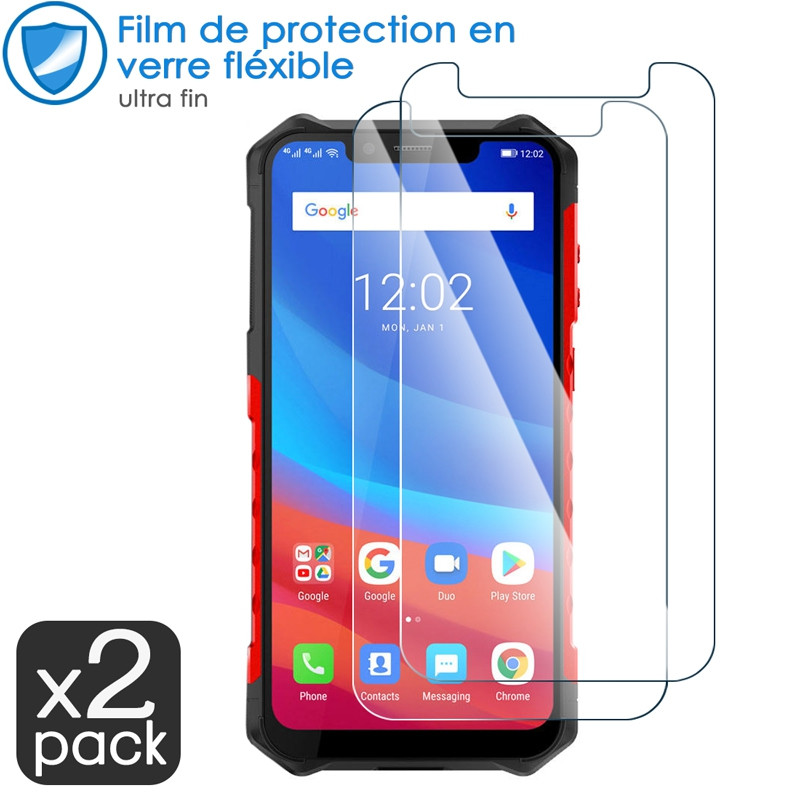 Verre Fléxible Dureté 9H pour Smartphone TP-Link Neffos C5A (Pack x2)