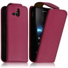 Housse Coque Etui pour Sony Xperia U + chargeur auto Couleur Rose