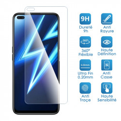 Verre Fléxible Dureté 9H pour Realme 6i (Pack x4)