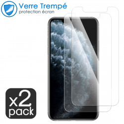 Verre Trempé Protection d'écran pour Smartphone Apple iPhone XS Max [Pack x2]