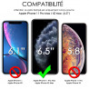 Verre Trempé Protection d'écran pour Smartphone Apple iPhone XS Max [Pack x2]