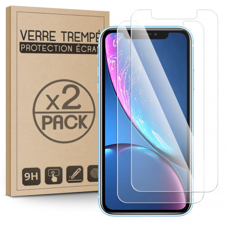 Verre Trempé Protection d'écran pour Smartphone Apple iPhone 11 [Pack x2]