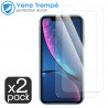 Verre Trempé Protection d'écran pour Smartphone Apple iPhone 11 [Pack x2]