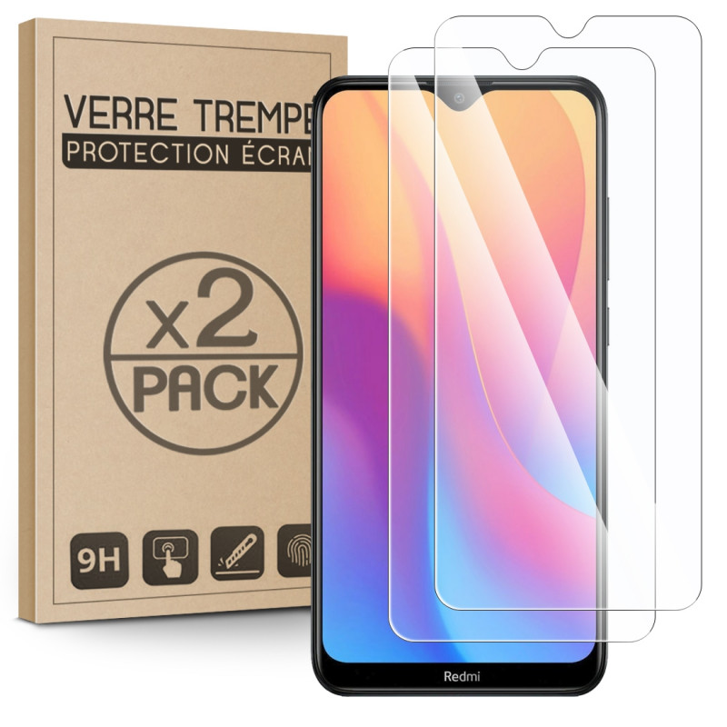 Verre Trempé Protection d'écran pour Smartphone Xiaomi Redmi 8 [Pack x2]