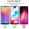 Verre Trempé Protection d'écran pour Smartphone Xiaomi Redmi 8 [Pack x2]