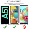Verre Trempé Protection d'écran pour Smartphone Samsung Galaxy A51 [Pack x2]