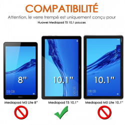 Verre Trempé Protection d'écran pour Huawei MediaPad M5 Lite 8 Pouces