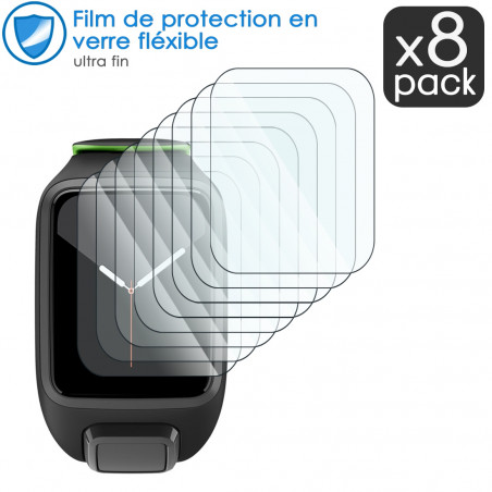 [Pack x8] Verre Fléxible Dureté 9H pour Gionee Smartwatch 4 (GSW4) Montre connectée