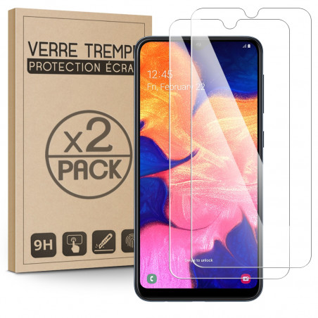 Verre Trempé Protection d'écran pour Smartphone Samsung Galaxy A10