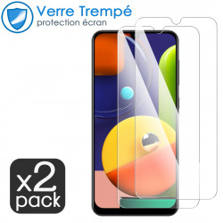 Verre Trempé Protection d'écran pour Smartphone Samsung Galaxy A50S [Pack x2]