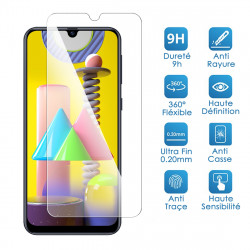 Verre Trempé Protection d'écran pour Smartphone Samsung Galaxy M31 [Pack x2]