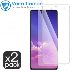 Verre Trempé Protection d'écran pour Smartphone Samsung Galaxy S10 Lite [Pack x2]